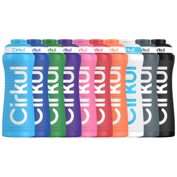 Cirkul 22oz. Grip Stainless Steel Bottle & Sport Lid