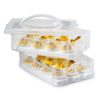 Pyrex Snapware® Snap 'N Stack 2-Layer Food Storage Container with Egg Holder Trays