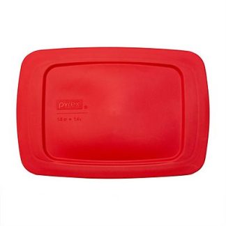Pyrex Pyrex® Red Lid for Easy Grab® 1.5-quart Rectangular Glass Loaf Pan