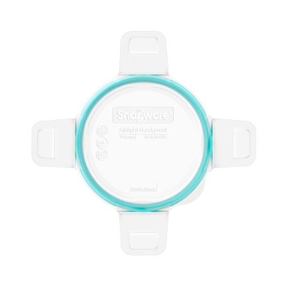Pyrex Snapware® Total Solution® Small Round Plastic Lid with Teal Seal
