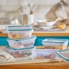 Pyrex Snapware® Total Solution® 10-piece Rectangular Plastic Food Storage Set