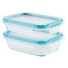 Pyrex Snapware® Total Solution® Pyrex® 4-piece Glass Storage Set with Plastic Lids