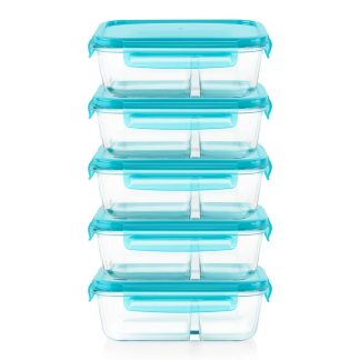 Pyrex Pyrex® MealBox 10-Piece Divided Storage Set, 4 Cup
