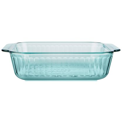 Pyrex Pyrex® Sculpted Tinted Glass 8" Square Baking Dish, Aqua
