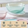 Pyrex Pyrex® Colors Sculpted Tinted 4.5-quart Mixing Bowl with Lid, Aqua