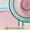 Pyrex Pyrex® Colors Sculpted Tinted 4.5-quart Mixing Bowl with Lid, Aqua