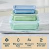 Pyrex Pyrex® Simply Store® Tinted Glass Rectangle Storage Containers, 6-pc Set, Mixed Colors
