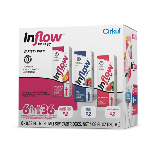 Cirkul Inflow Energy® 6-Pack Variety Pack