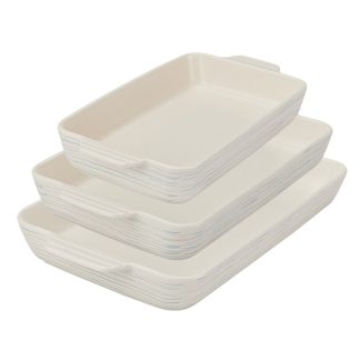 Pyrex Pyrex® 3-Piece Rectangular Ceramic Bakeware Set