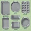 Pyrex Pyrex® Metal Bakeware 8-Piece Set in Sage