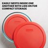 Pyrex Pyrex® Simply Store® 4-piece Round Glass Storage Set