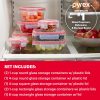 Pyrex Pyrex® FreshLock™ 14-piece Mixed-Size Glass Storage Set
