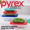 Pyrex Pyrex® Simply Store® 6-Cup Rectangle Glass Storage with Plastic Lid