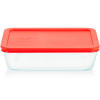 Pyrex Pyrex® Simply Store® 6-Cup Rectangle Glass Storage with Plastic Lid