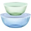 Pyrex Pyrex® Colors Sculpted Tinted 4-piece Mixing Bowl Set