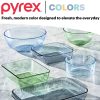 Pyrex Pyrex® Colors Sculpted Tinted 4-piece Mixing Bowl Set