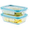 Pyrex Snapware® Total Solution® Pyrex® 4-piece Glass Storage Set with Plastic Lids