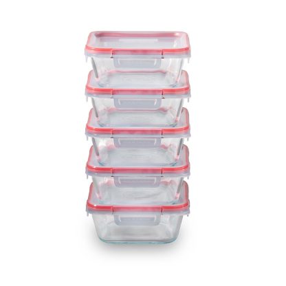 Pyrex Pyrex® Freshlock™ 10-piece Meal Prep Glass Storage Set
