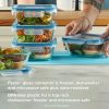 Pyrex Snapware® Total Solution® Pyrex® Glass 4-cup Square Food Storage with Plastic Lid