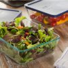Pyrex Pyrex® Simply Store® 11-cup Rectangular Glass Food Storage Container with Blue Lid