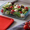 Pyrex Pyrex® Simply Store® 6-cup Rectangular Glass Food Storage Container with Red Lid