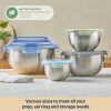 Pyrex Pyrex® 8-piece Stainless Steel Mixing Bowl Set