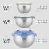 Pyrex Pyrex® 6-piece Stainless Steel Mixing Bowl Set