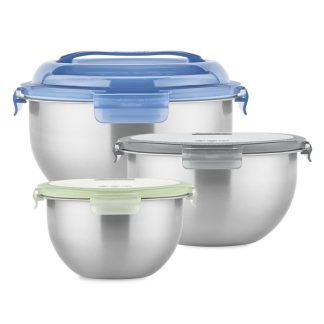 Pyrex Pyrex® 6-piece Stainless Steel Mixing Bowl Set