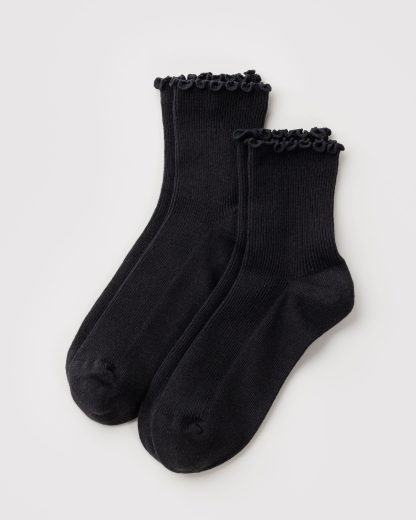 Baggu Lettuce Edge Sock Set of 2