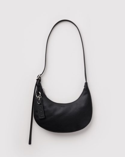 Baggu Small Recycled Leather Flat Crescent