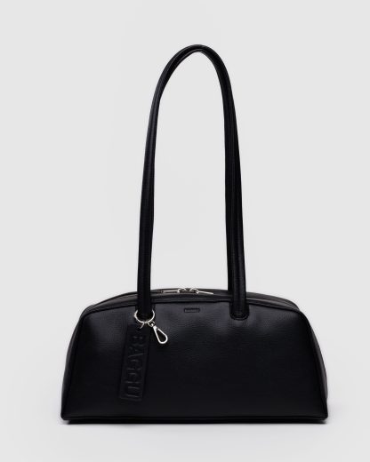 Baggu Recycled Leather Bowler Bag