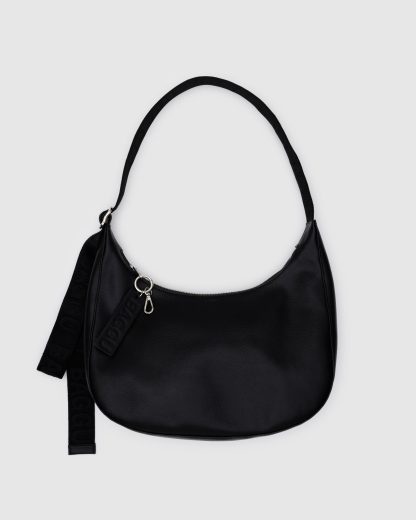 Baggu Medium Recycled Leather Crescent Bag