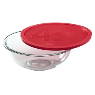Pyrex Pyrex® 4-quart Mixing Bowl with Red Lid