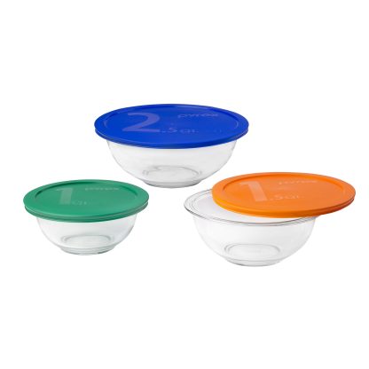 Pyrex Pyrex® 6-piece Mixing Bowl Set with Assorted Lids