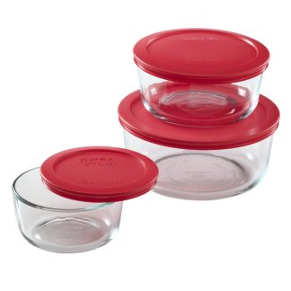 Pyrex Pyrex® Simply Store® 6-piece Food Storage Container Set