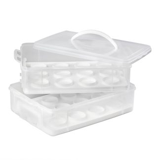 Pyrex Snapware® Snap 'N Stack Enter-Tainers 2-Layer Cookie, Cake & Brownie Carrier