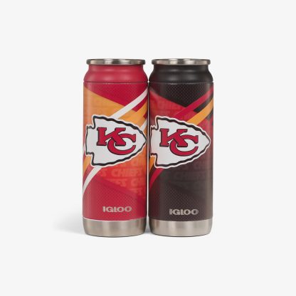 Igloo Kansas City Chiefs Home & Away 16 Oz Can 2-Pack