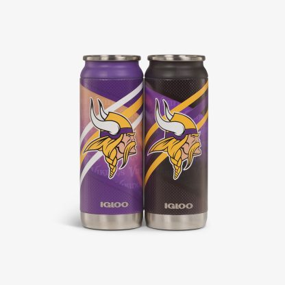 Igloo Minnesota Vikings Home & Away 16 Oz Can 2-Pack